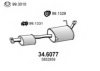 OPEL 5852859 Middle Silencer